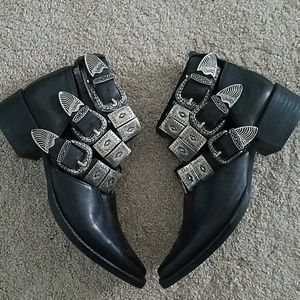 Jeffrey Campbell western Buckley bootie